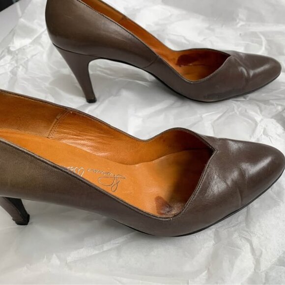 Thomas Wallace Vintage Brown Pumps - Sz 9 - Picture 1 of 5
